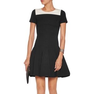 Halston Heritage Ponte Knit Fit/Flare (B&W size 8)